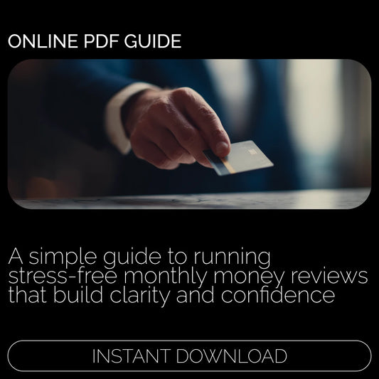 How to Run a Monthly Review That Actually Works | Financial Planning Guide | Monthly Money Review Tips | Budgeting & Personal Finance Printable