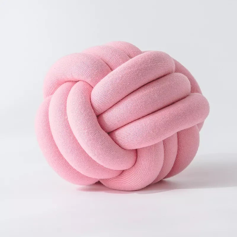 DIY Knot Pillow Ball – Oversized Soft Cushion for Home & Pets - DSARD