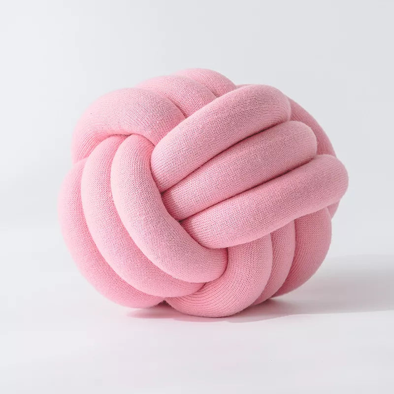 DIY Knot Pillow Ball – Oversized Soft Cushion for Home & Pets