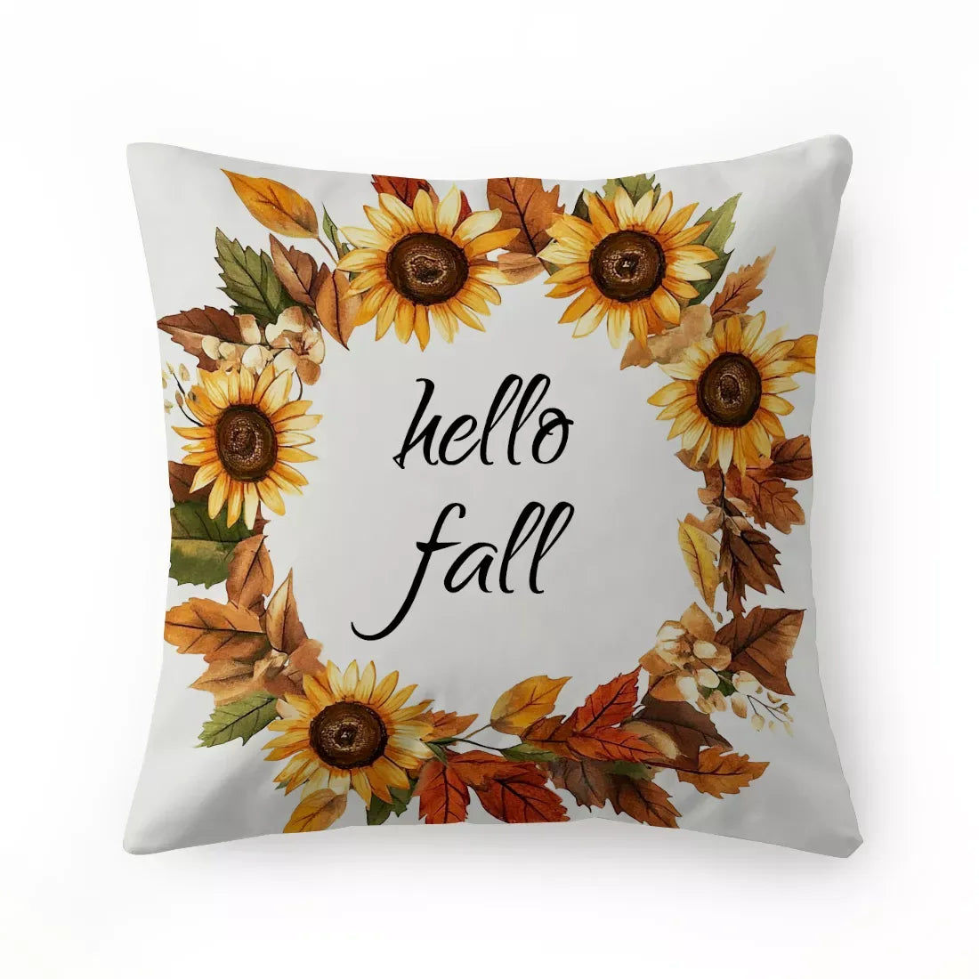 Autumn Pumpkin Throw Pillow Cover – Cozy Fall Home Décor Cushion Case - DSARD