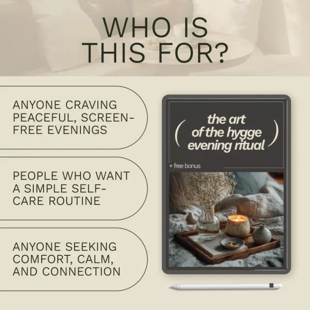 The Art of the Hygge Evening Ritual – Cozy Self-Care eBook for Relaxation, Mindfulness, Scandinavian Hygge, Digital Download Guide, Evening Routine, Calm & Comfort Lifestyle