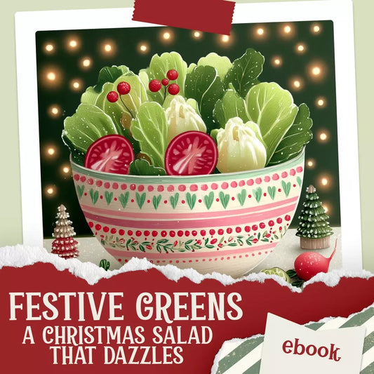 Festive Greens: Crafting a Christmas Salad That Dazzles – Holiday Recipe eBook for Home Cooks | how to make a festive salad for christmas | Christmas Kitchen Guide - DSARD