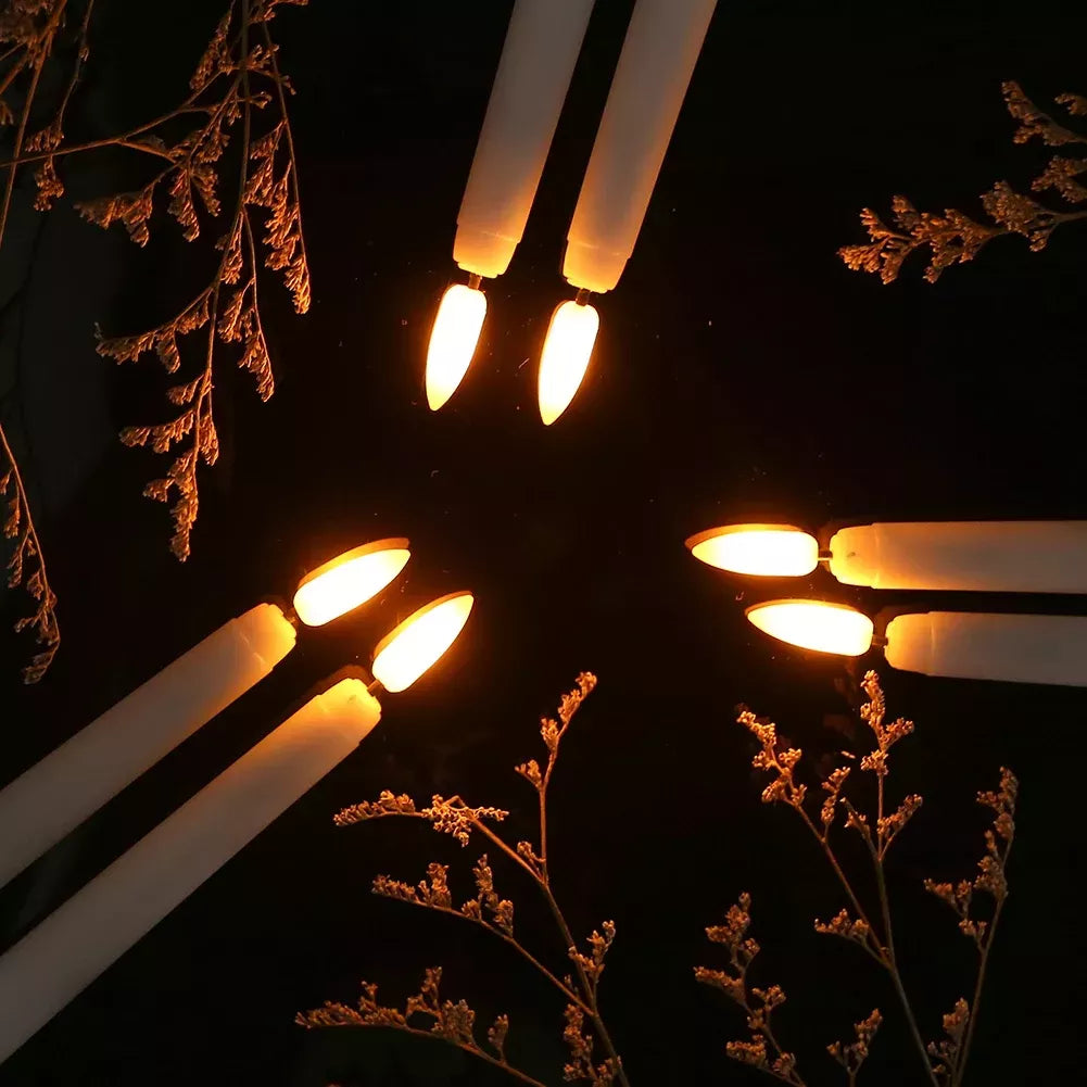 Realistic Flickering Flameless Taper Candles with Timer & Remote Control