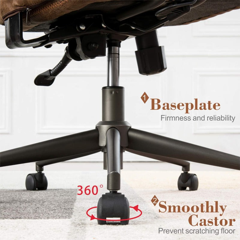 Modern High Back Office Chair with Lumbar Support - DSARD