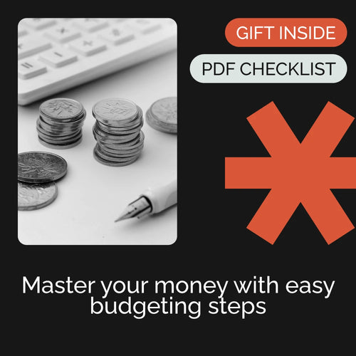 Fun & Foolproof Checklist to Master Your Money – Budgeting Made Easy, Digital Download
