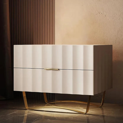 Wooden Bedside Nightstands Storage Luxury Drawers Bedroom Nightstand