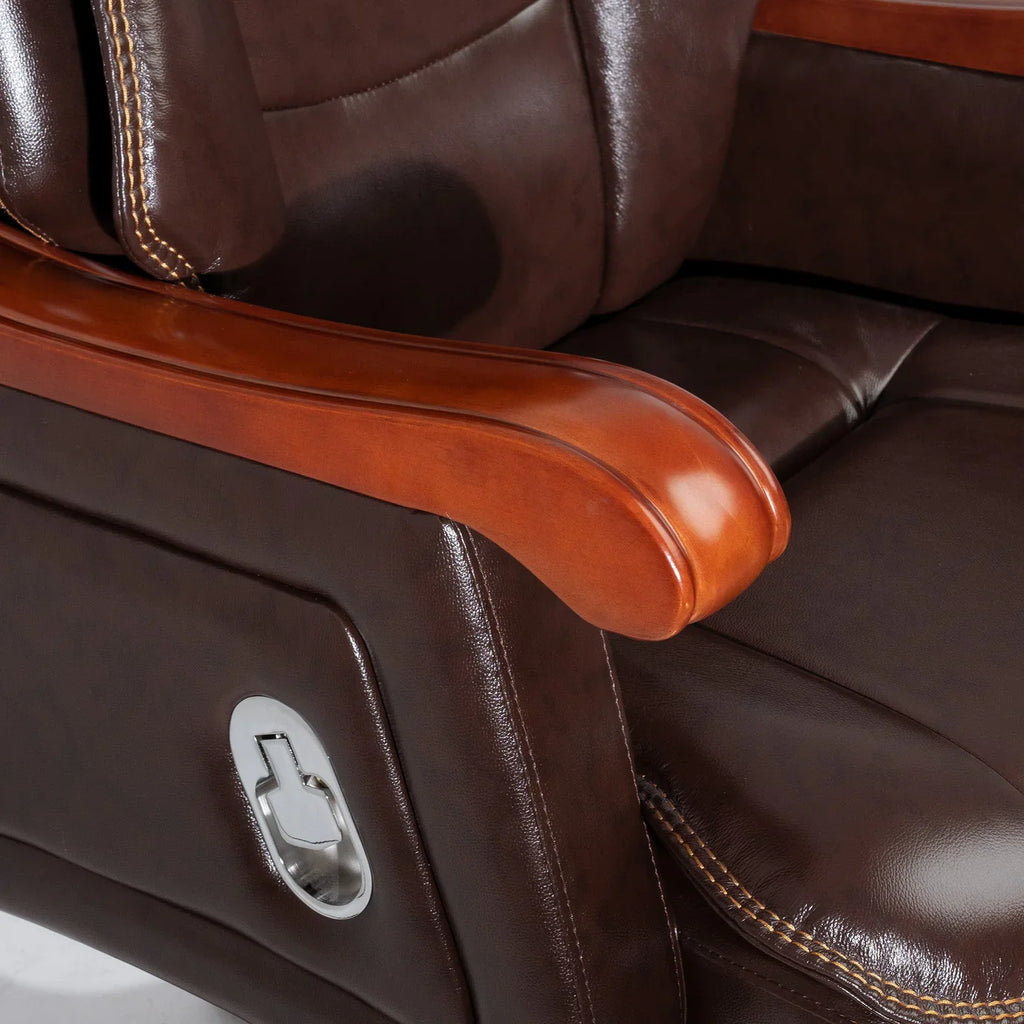 Luxury Ergonomic Swivel Office Chair with Armrests and Rollers - DSARD