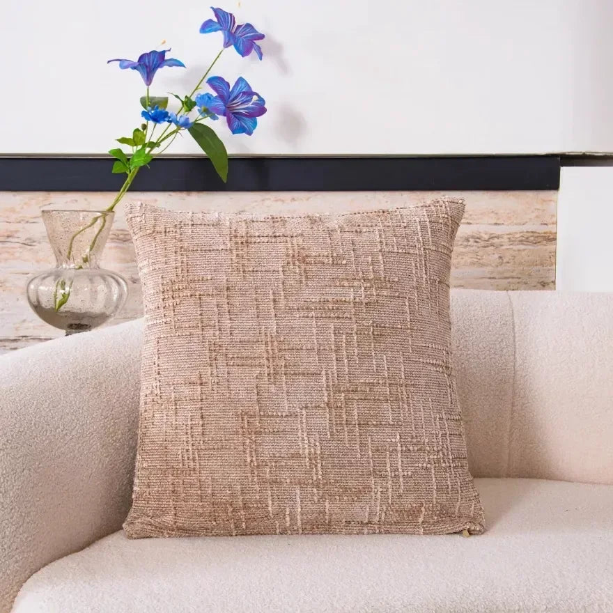 Coarse Linen Seat Cushion Cover – Soft, Breathable, and Decorative Backrest Cover for Office and Car - DSARD