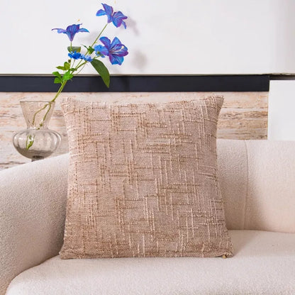 Coarse Linen Seat Cushion Cover – Soft, Breathable, and Decorative Backrest Cover for Office and Car