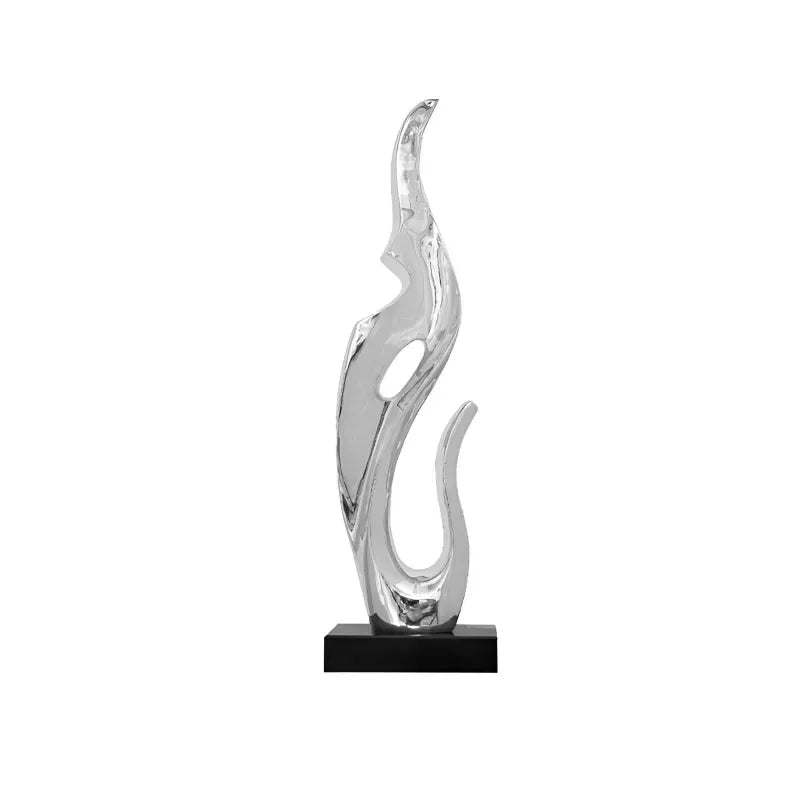 Abstract Plating Resin Statues for Living Room and Desktop Home Decor - DSARD