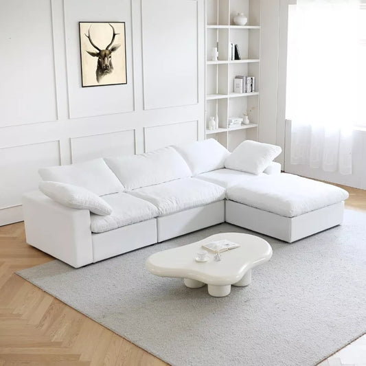 120″ L-Shaped Cloud Modular Sofa - DSARD