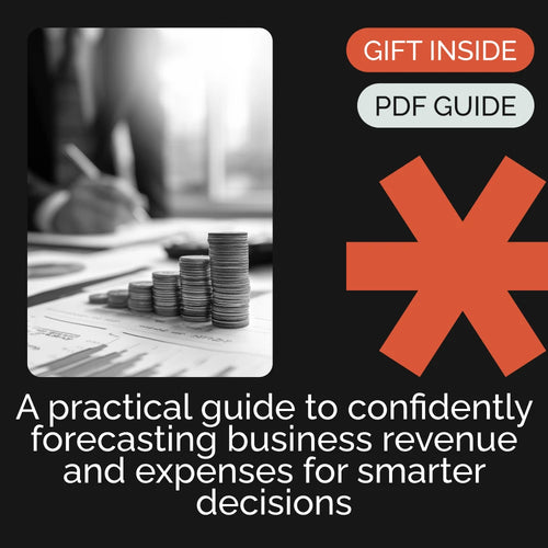 Forecasting Business Revenue & Expenses | Ebook Guide for Entrepreneurs, Small Businesses, and Startups | Master how to forecast business revenue and expenses with Confidence