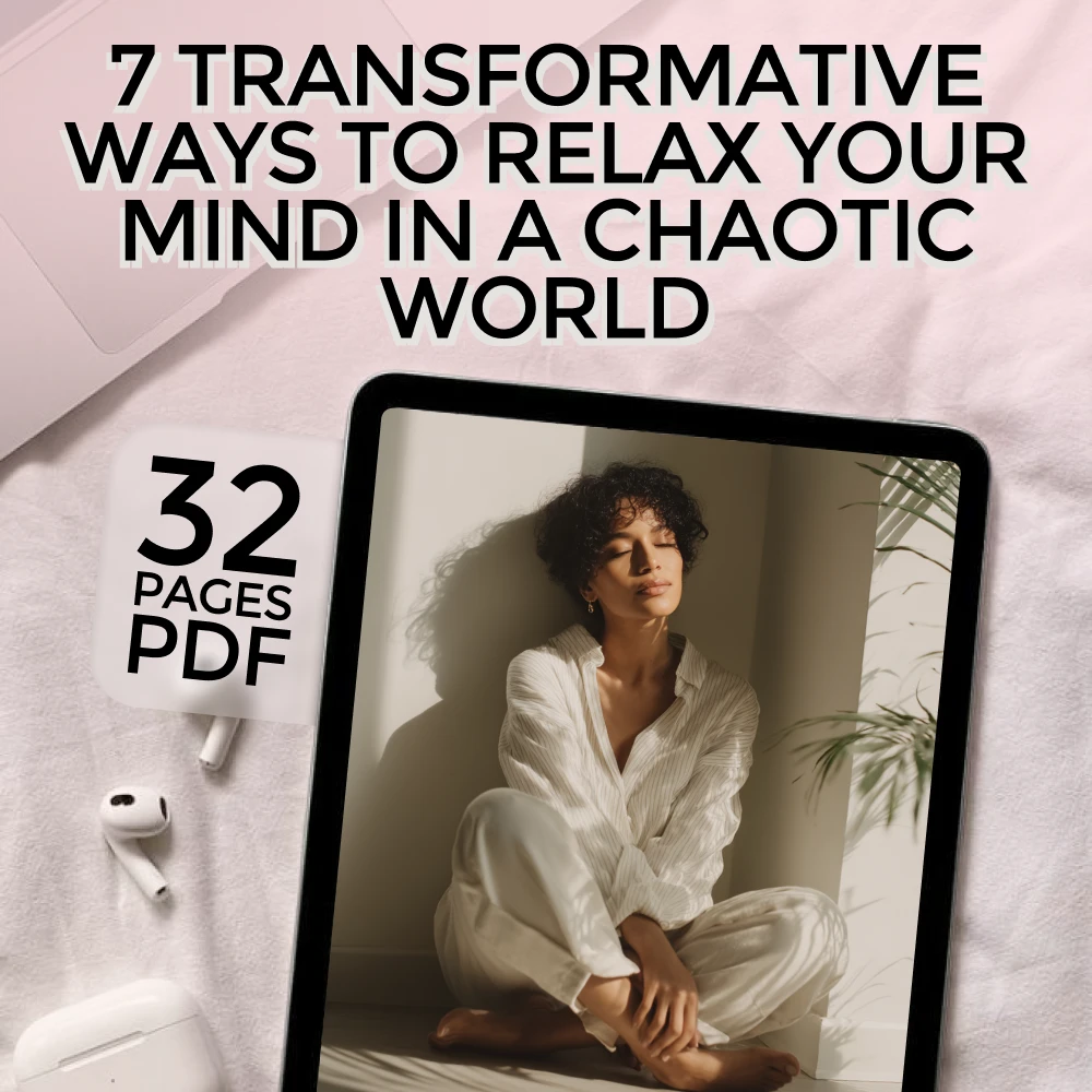 7 Transformative Ways to Relax Your Mind in a Chaotic World | Relaxation eBook | Digital Download Guide to Calm & Mindfulness | Ways to Relax Your Mind