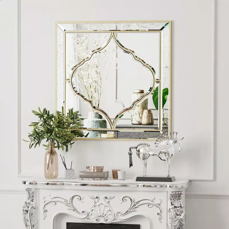 24" Square Decorative Wall Mirror - DSARD