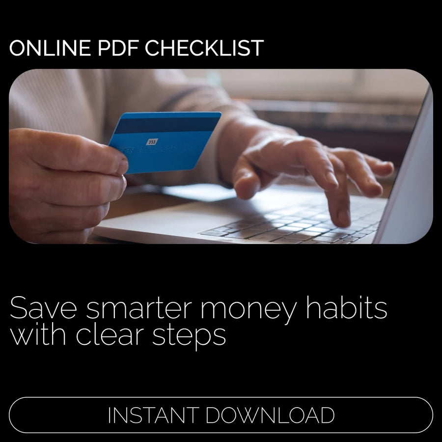 The Smart Saver’s Checklist | How to Save More Money Step-by-Step Digital Budget Checklist for Financial Freedom & Smart Money Habits