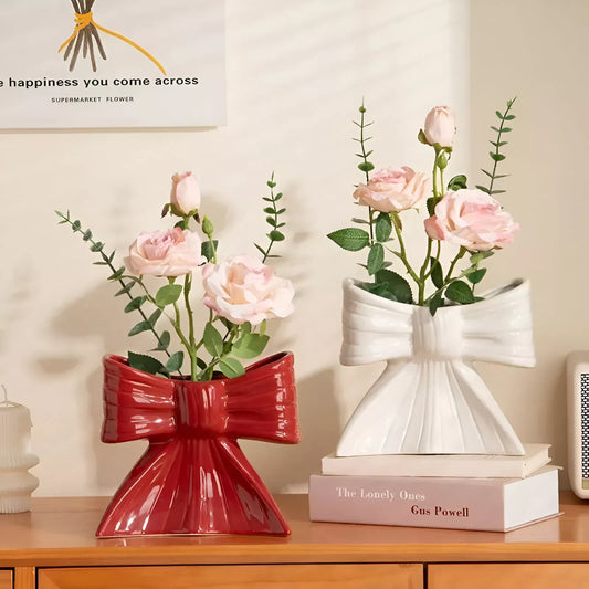 Creative Bow Vase Ornament
