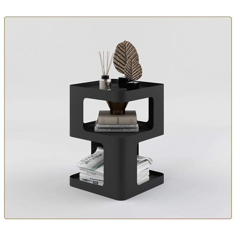 Black Coffee Nightstands Bedside Table