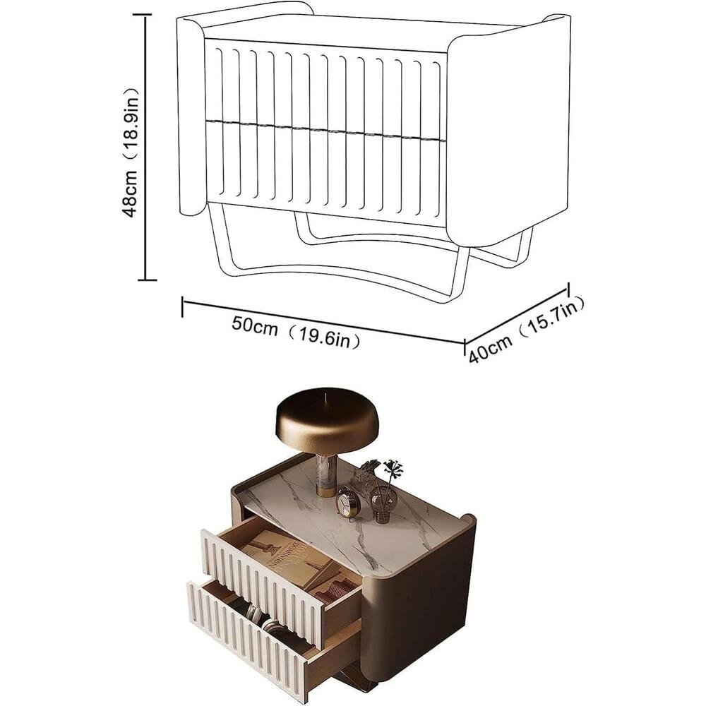 Luxury Nordic Nightstands Bedside Table