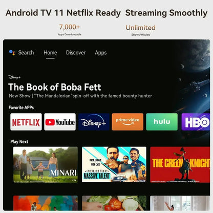 900 ANSI 4K Portable Projector with Android TV & Rotating Design - DSARD