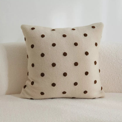 Modern Round Dot Throw Pillow Covers | 18×18 Inch