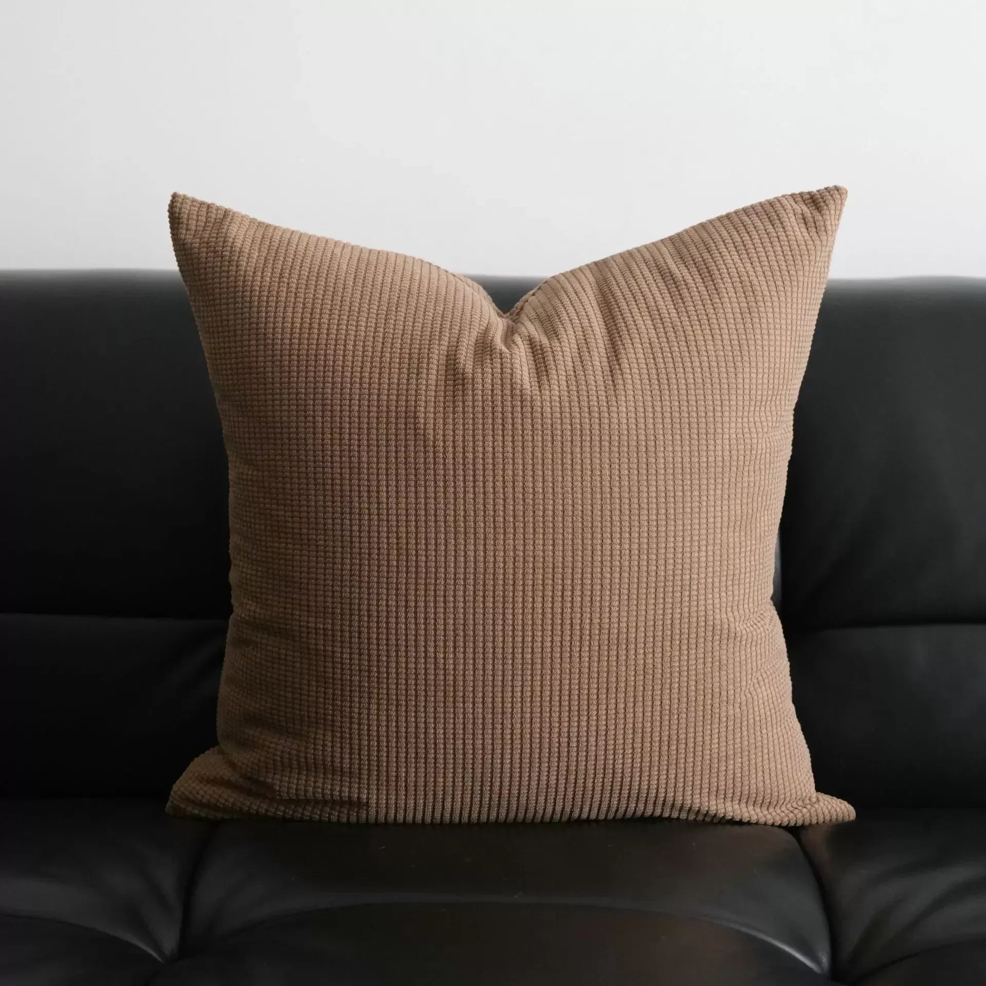 Geometric Brown Coffee Cushion Cover Decorative Pillow Case for Sofa