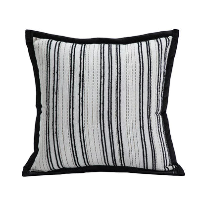 Soft Chenille Striped Pillowcase – Stylish Home Accessory