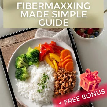 Fibermaxxing Made Simple Guide | High-Fiber Lifestyle eBook | Gut Health Digital Download | Nutrition Checklist & Meal Ideas for Easy Fiber Boost