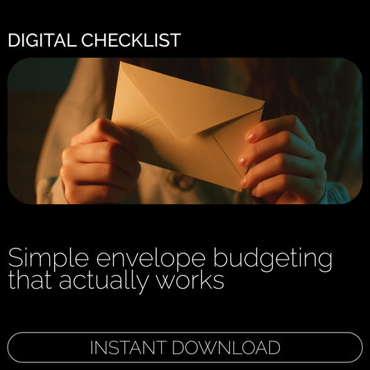 Envelope Money Mastery Checklist – Saving Money Envelopes System for Simple Budgeting, Cash Stuffing Planner, Smart Spending & Stress-Free Savings