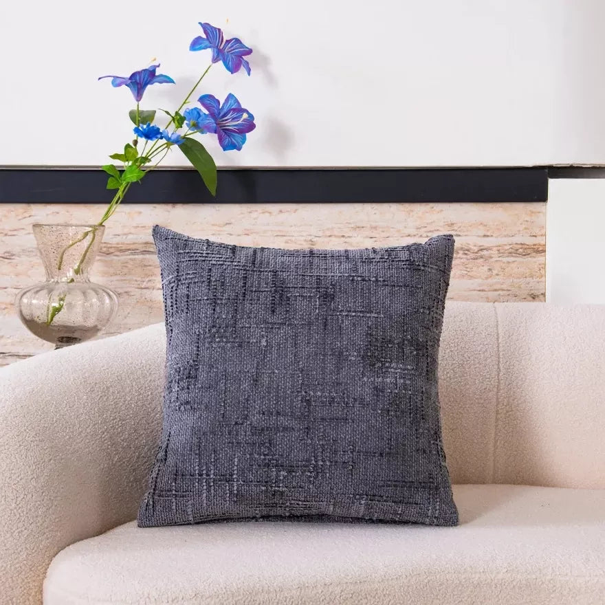 Coarse Linen Seat Cushion Cover – Soft, Breathable, and Decorative Backrest Cover for Office and Car