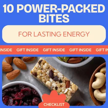 10 Power-Packed Bites for Lasting Energy: Healthy Snacks for Energy Boosts