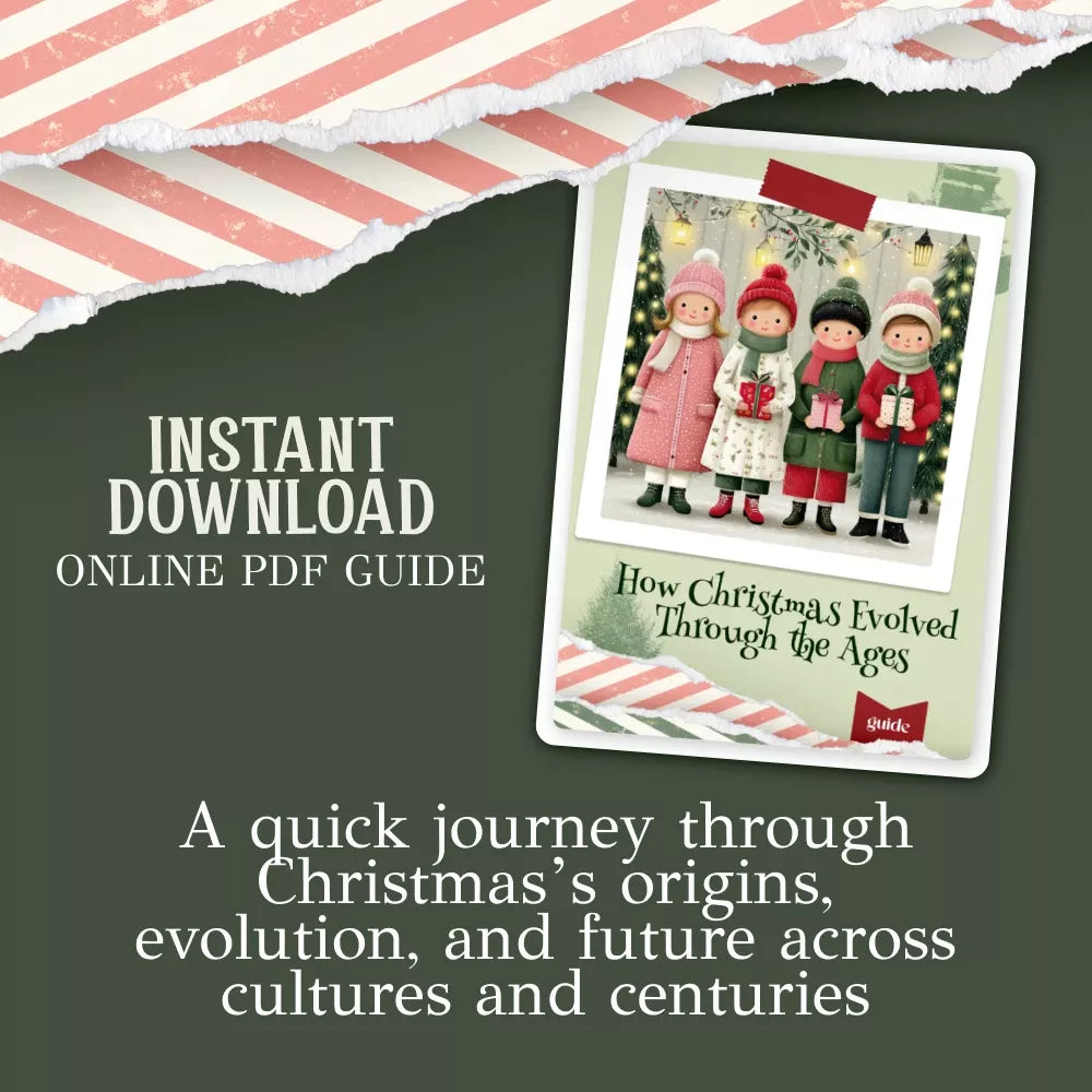 How Christmas Evolved Through the Ages | Historical Christmas Guide | Digital Download | Learn How Christmas Changed Over the Centuries - DSARD