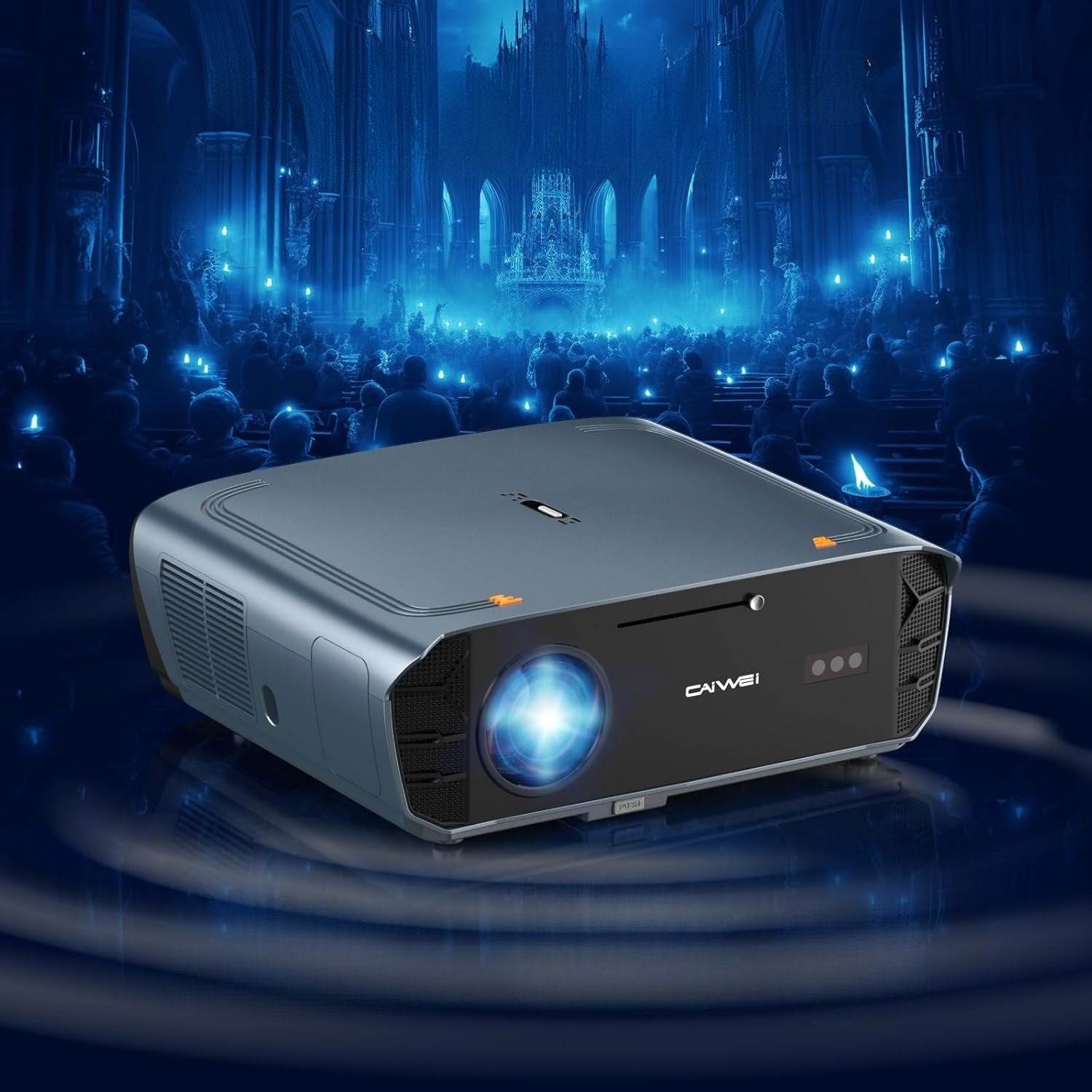 Newest 3500 ANSI 4K UHD Smart Google TV Projector with Auto Focus & Dolby Sound