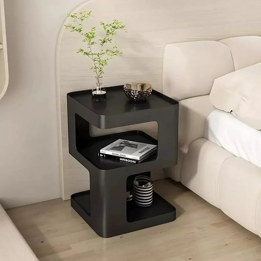 Geometric Metal Coffee Table – Modern Minimalist Living Room