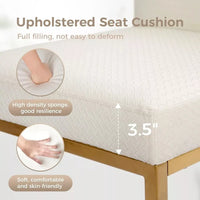 Off White & Gold 24-Inch Counter Height Bar Stools with Backrest - DSARD