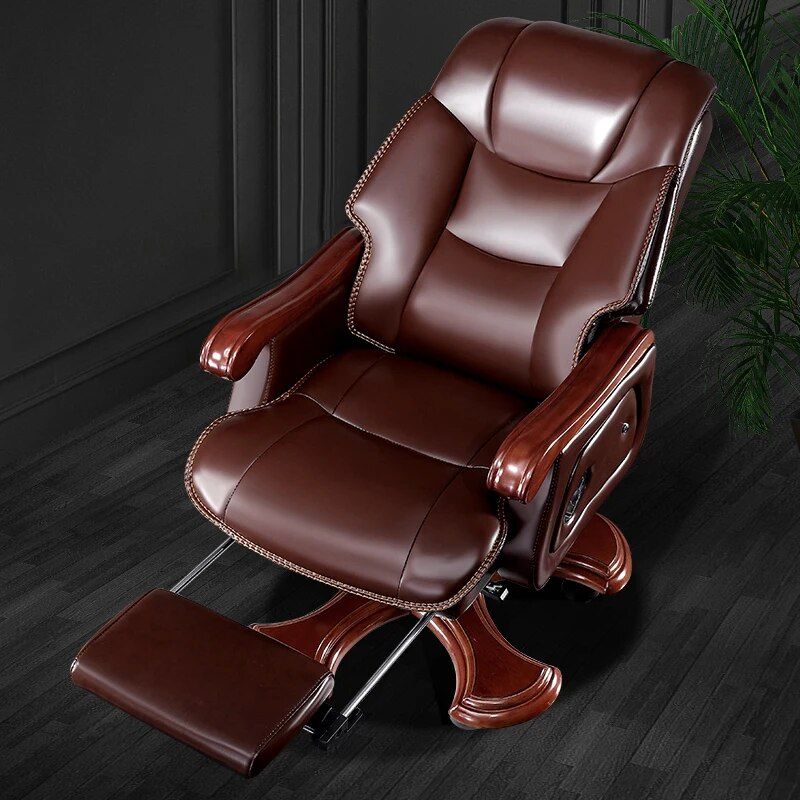Luxury Ergonomic Swivel Office Chair with Armrests and Rollers - DSARD
