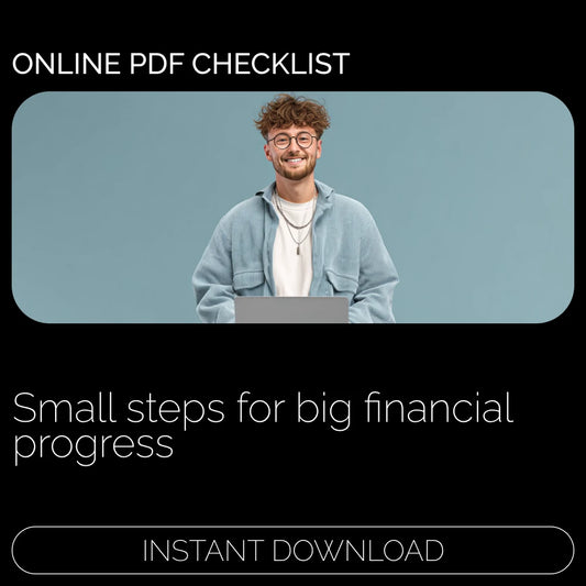 ✅ Low Income, High Impact: Your Smart Saving Checklist | Printable Digital Download for Everyday Budgeting | Simple Steps for Saving Money on Low Income and Building Better Financial Habits