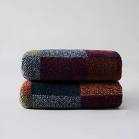Cozy Retro Knitted Check Blanket – Soft Warm Bed & Sofa Throw - DSARD