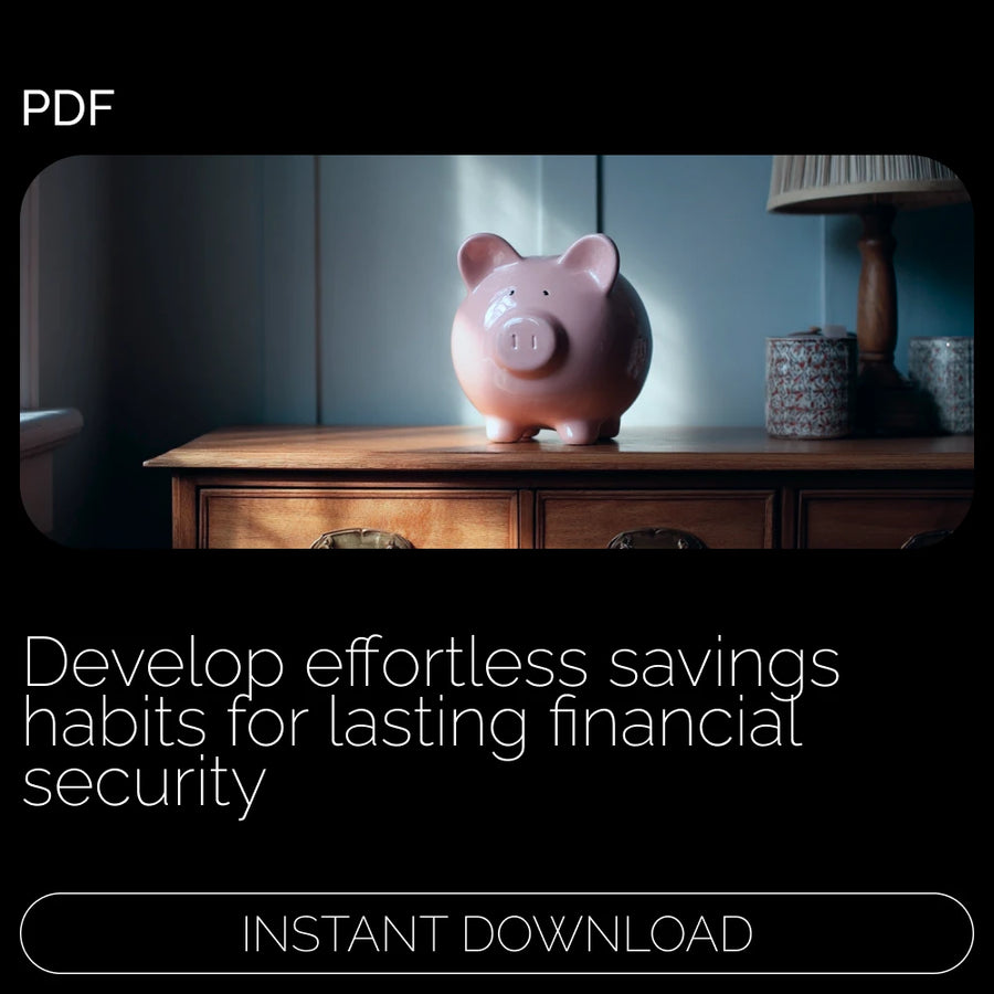 Save Smarter: Simple Savings Habit Plan – Your Easy-to-Follow Guide to Building a Lifelong Savings Habit