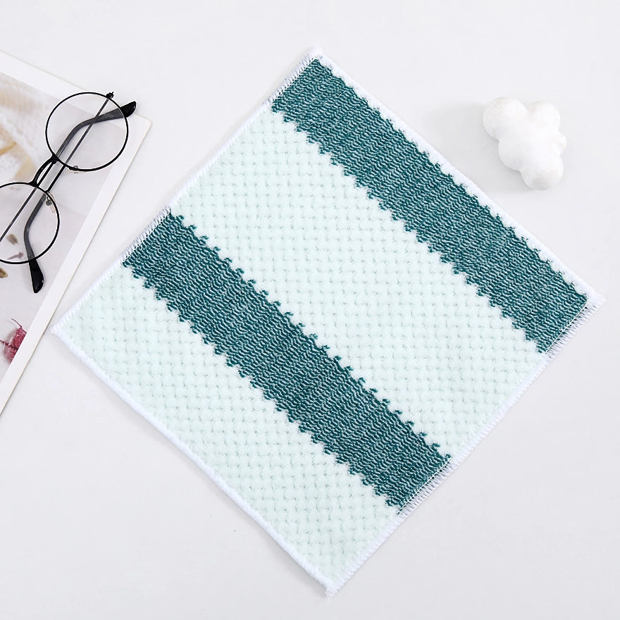 Ultra-Absorbent Microfiber Kitchen Towels - 5-Pack Reusable Cleaning Cloths