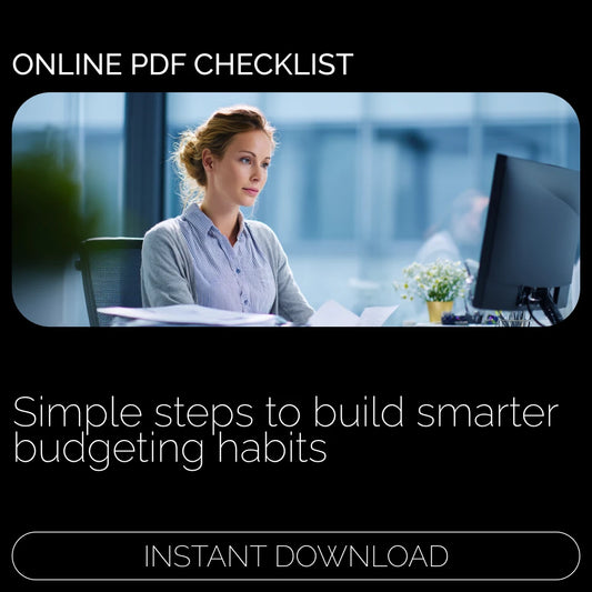 Budgeting Basics Checklist | Simple Step-by-Step Guide for How to Budget Money for Beginners | Easy Personal Finance Digital Download
