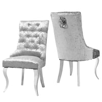 Extra Large Velvet Wingback Dining Chair - DSARD - DSARD