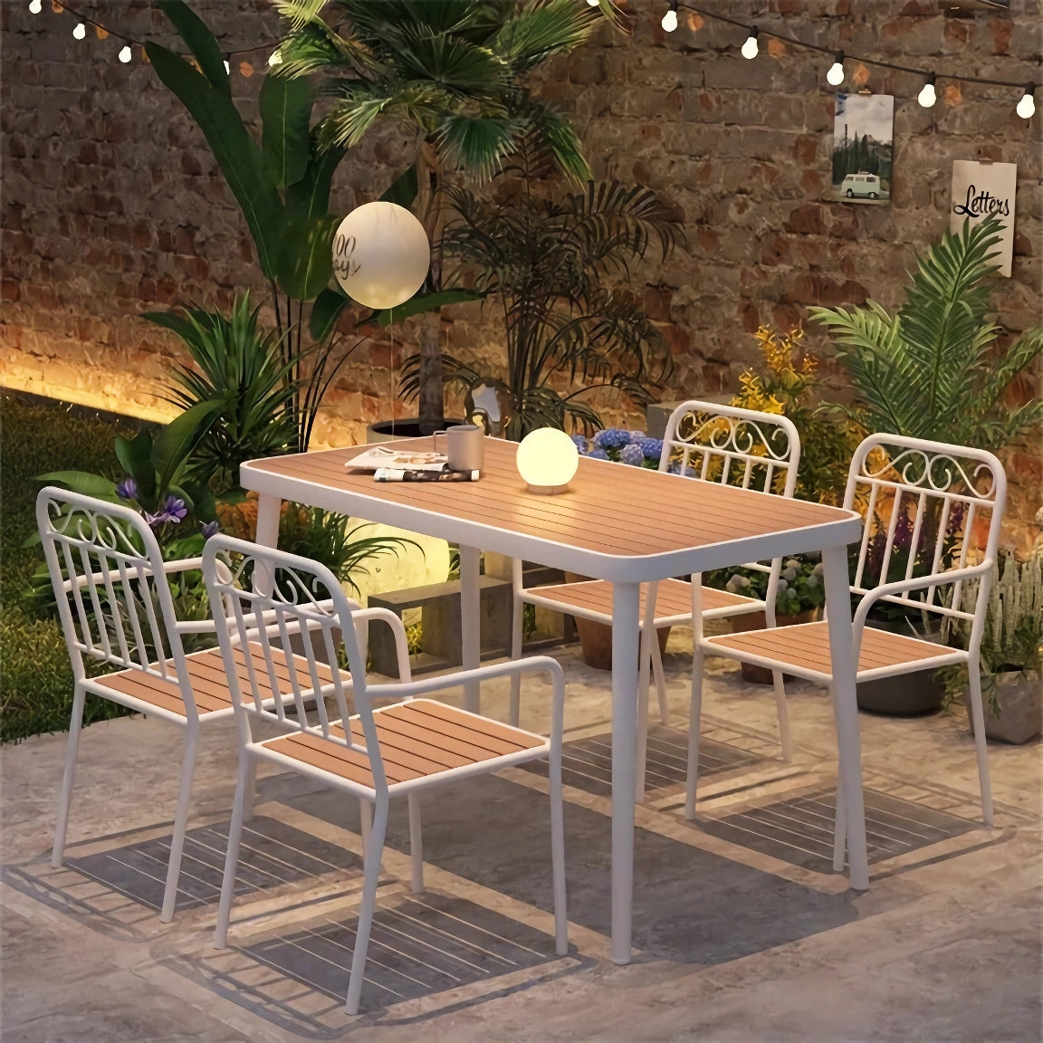 DSARD Modern Minimalist Portable Outdoor Table – Perfect for Picnics, Camping, and Home Gardens