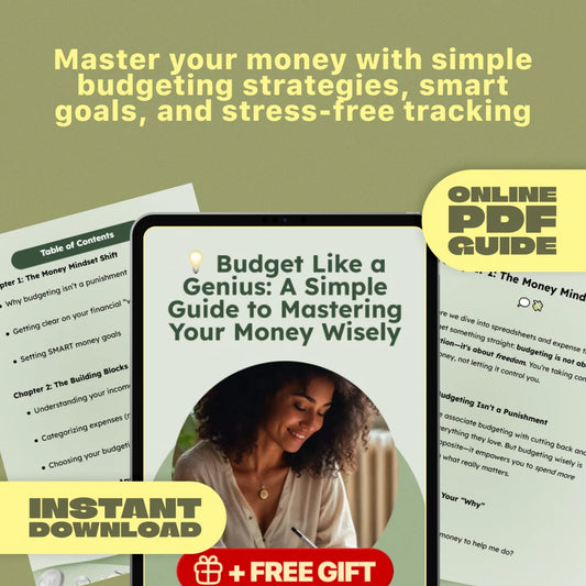 Budget Like a Genius: A Simple Guide to Mastering Your Money Wisely – How to Budget Money Wisely, Personal Finance eBook, Money Management Guide, Digital Download
