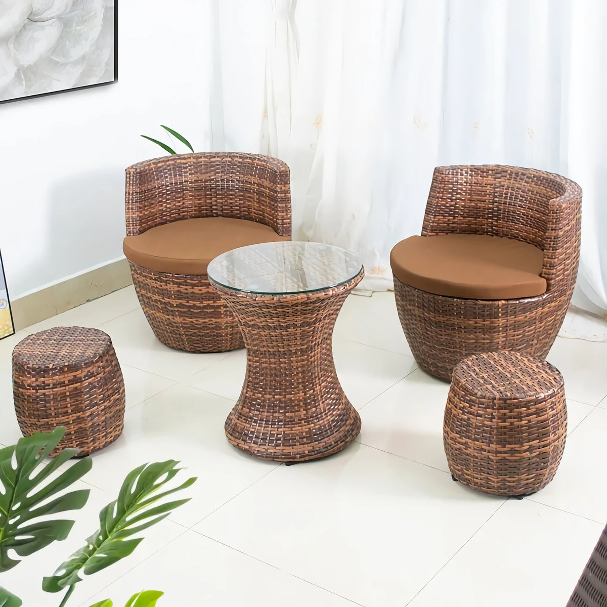 DSARD Modern Outdoor Rattan Patio Set