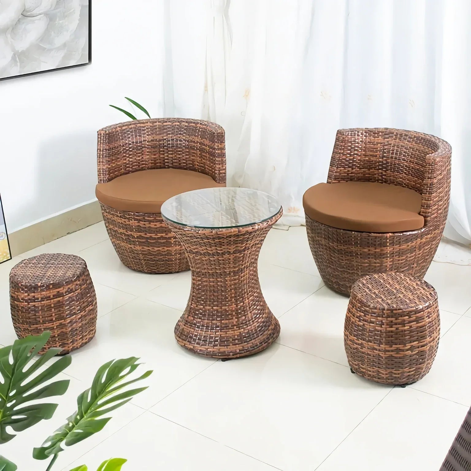 DSARD Modern Outdoor Rattan Patio Set - DSARD