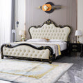Waterproof Soft Double Bed with Luxury Oak Frame - DSARD