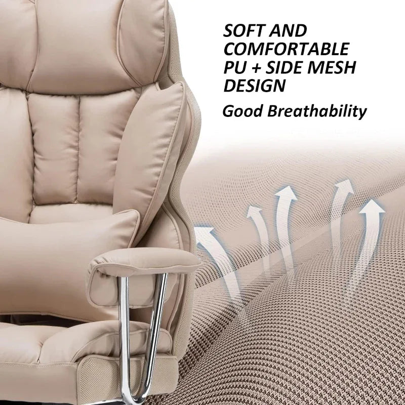 Adjustable High Back Leather Executive Office Chair - DSARD - DSARD