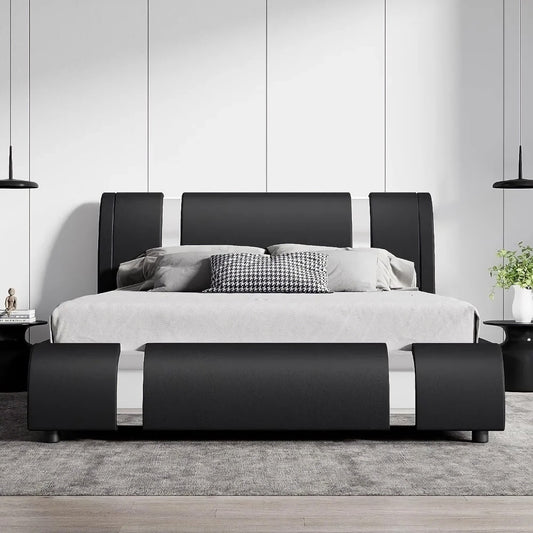 Modern Faux Leather Bed - DSARD