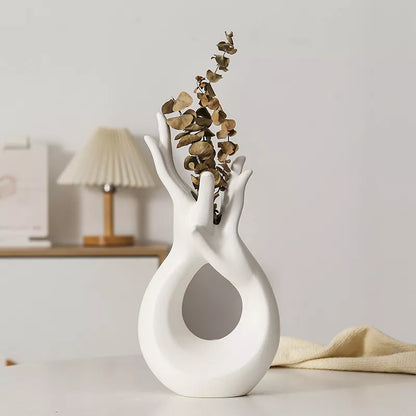 Modern Ceramic Vase for Dried Flowers