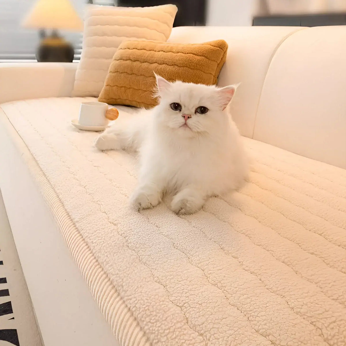 Thick Winter Sofa Cover – Warm, Anti-Slip & Dirt-Resistant Couch Protector